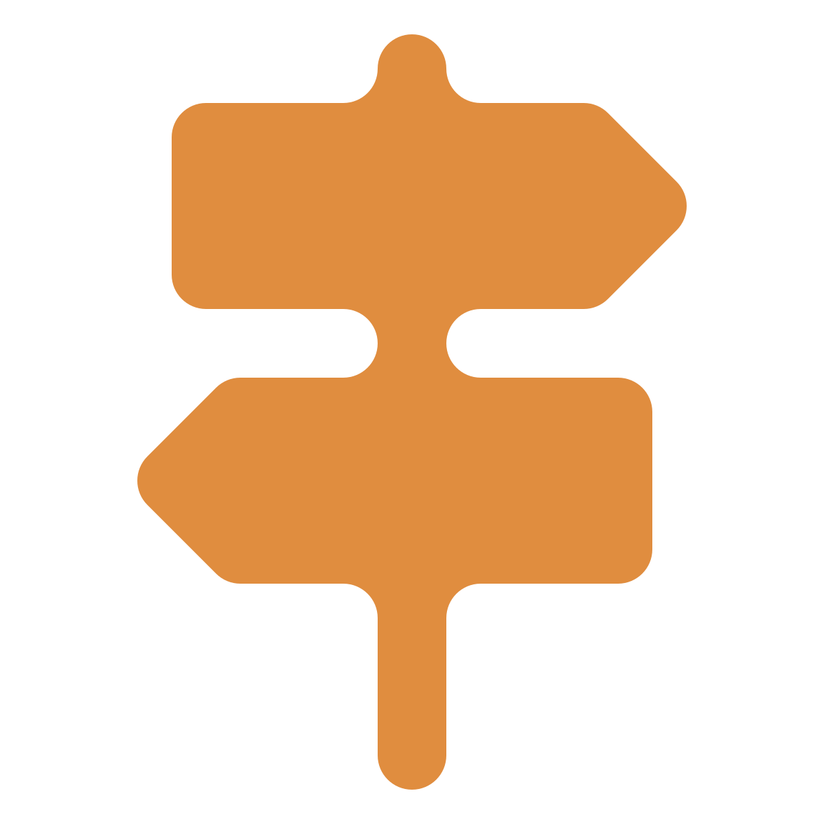 softteal color style signpost icon