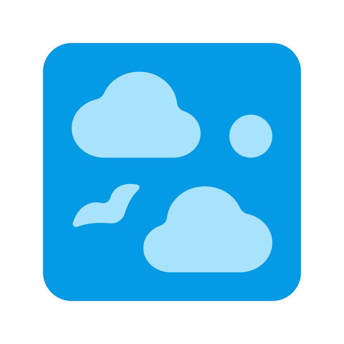 softteal color style sky icon