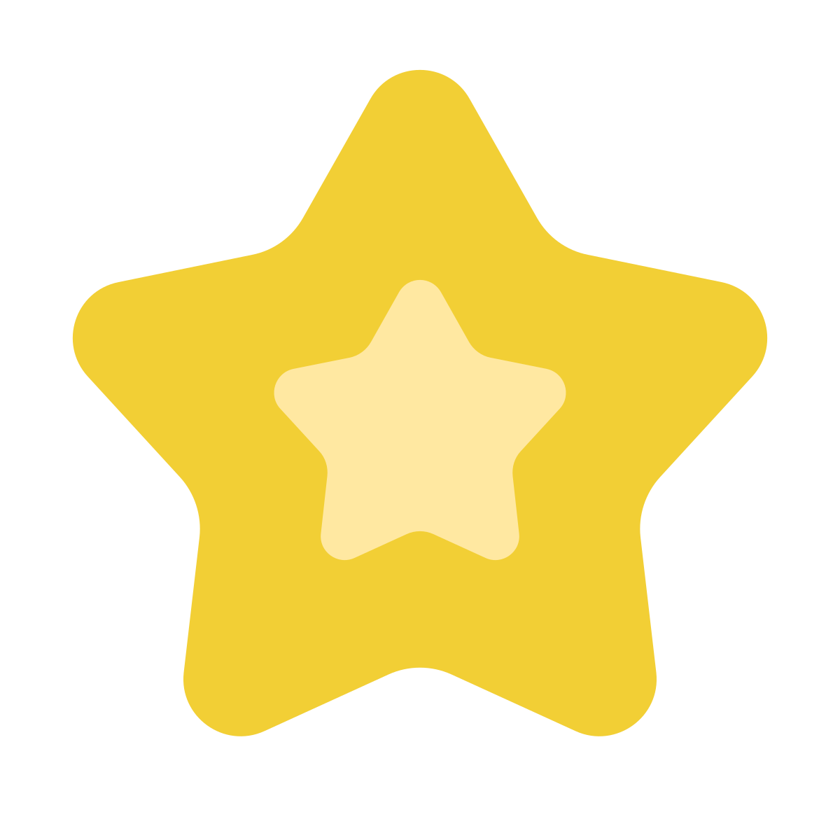 softteal color style star icon