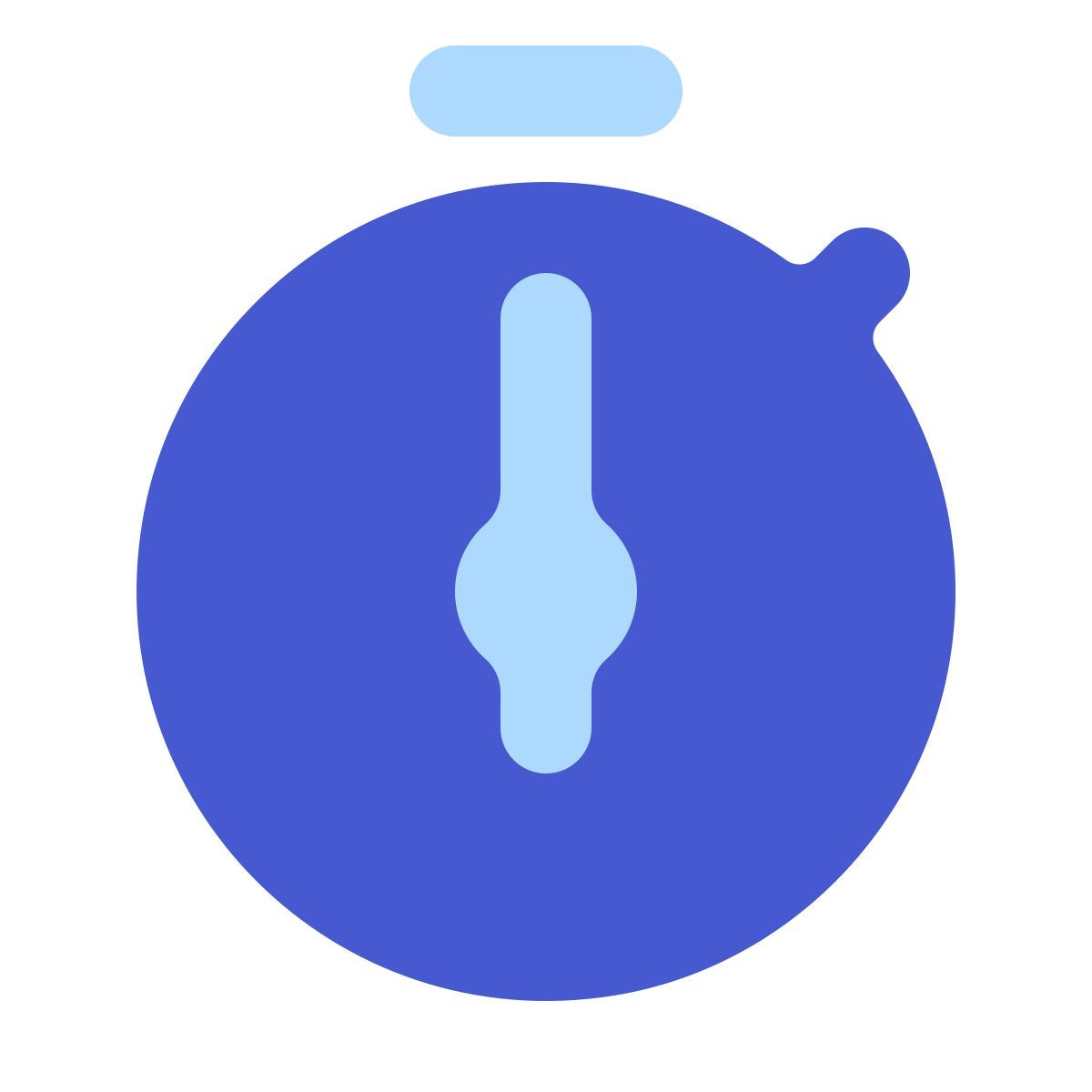 softteal color style stoppuhr icon