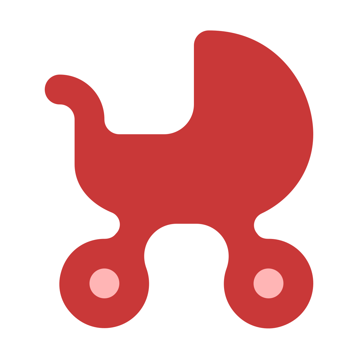 softteal color style stroller icon
