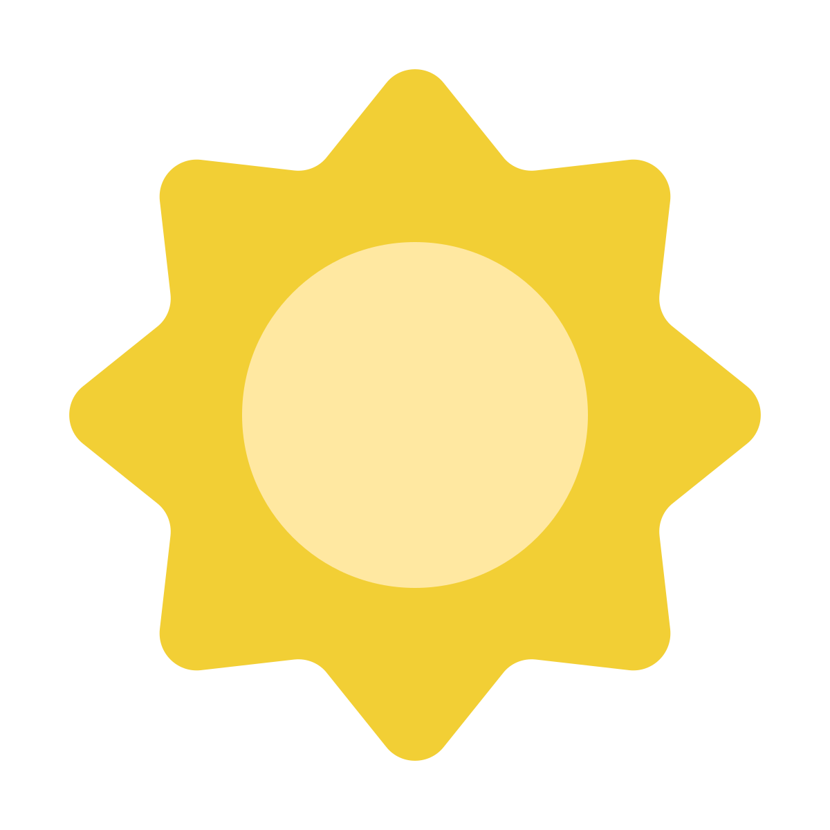 softteal color style sun icon