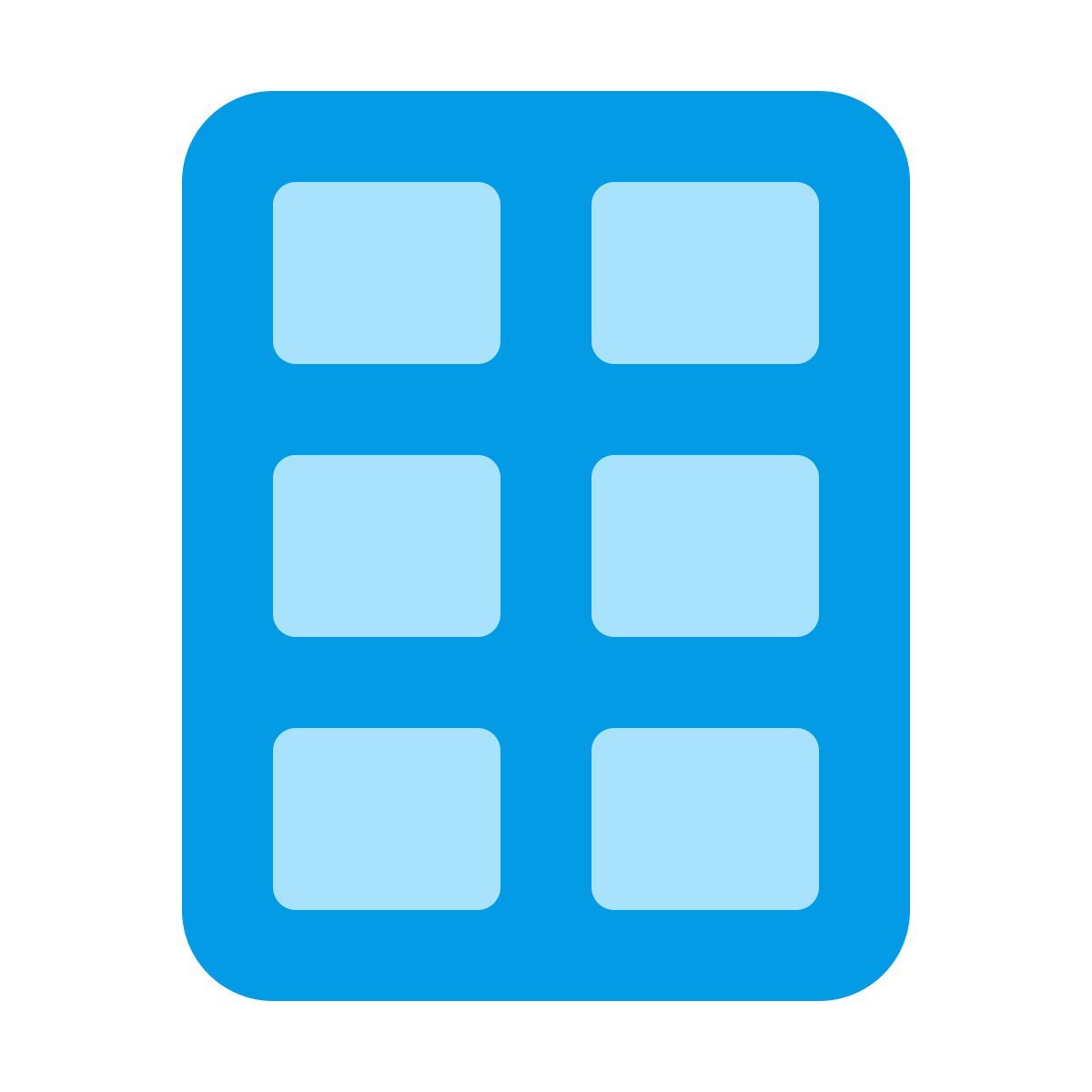 softteal color style table icon