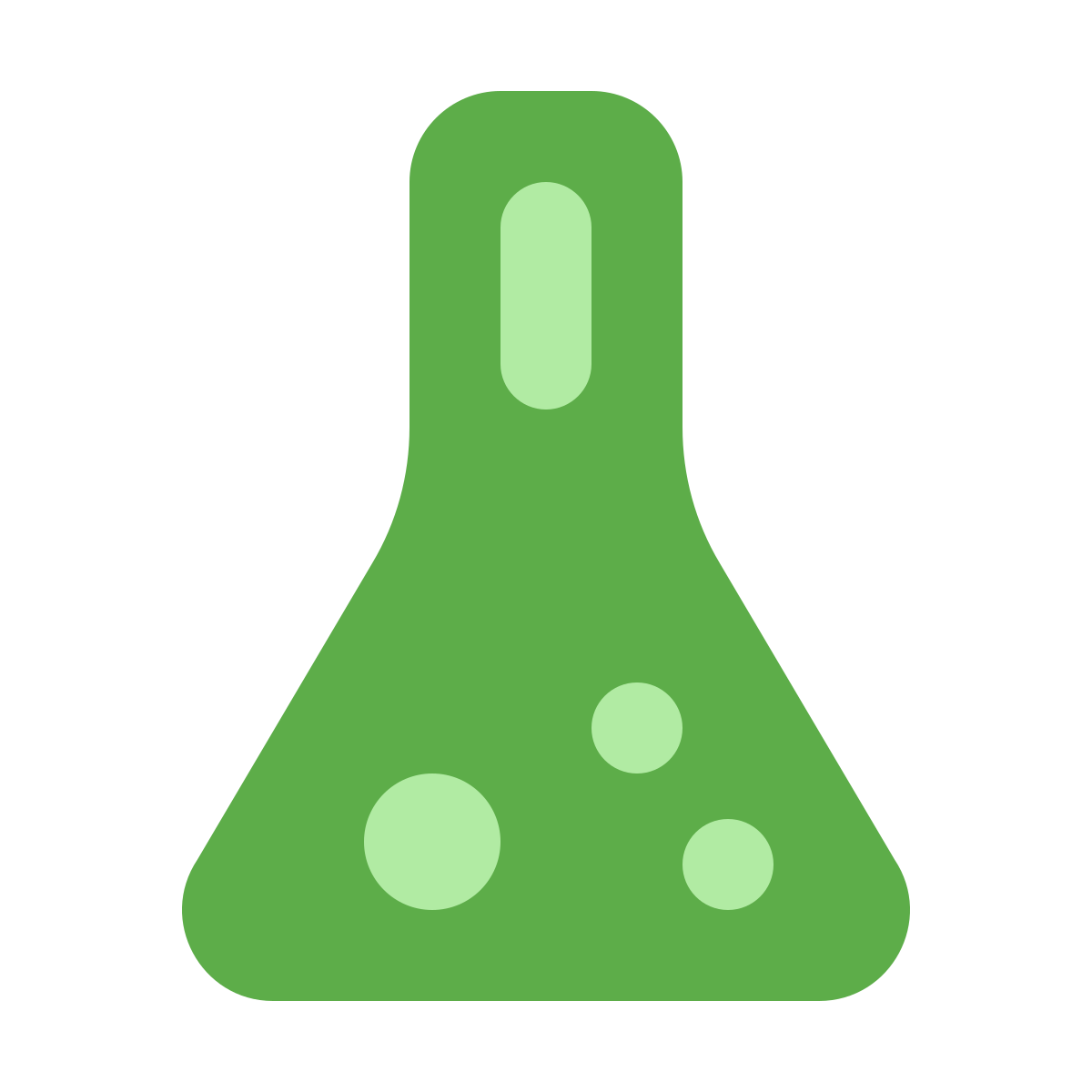 softteal color style test tube icon
