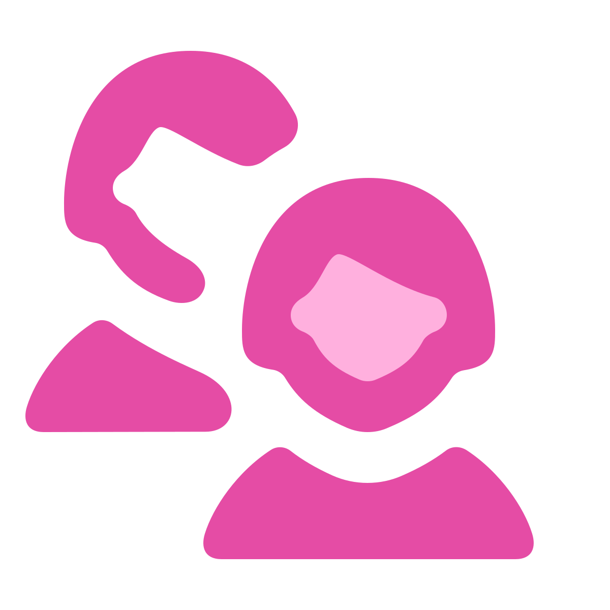 softteal color style user group woman woman icon