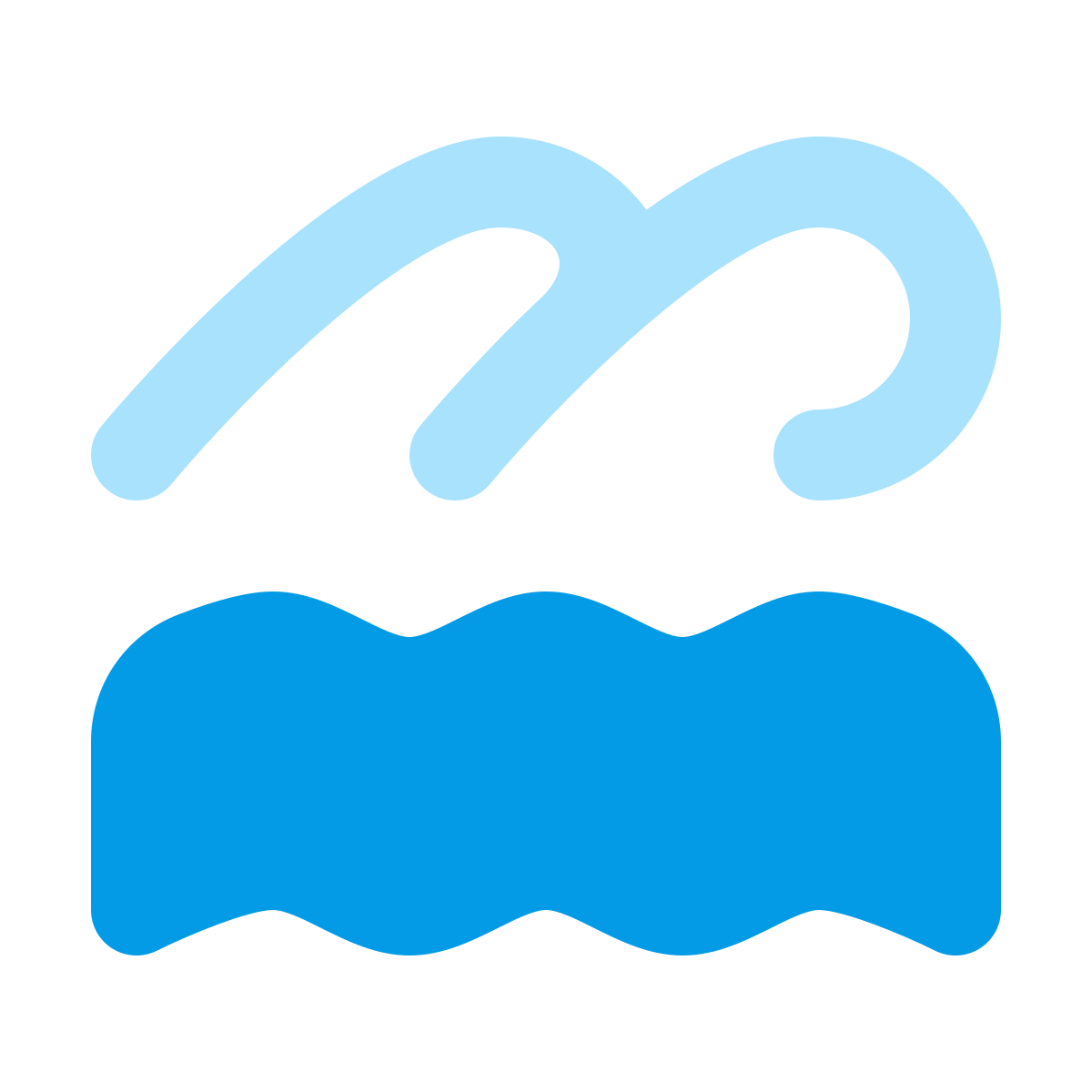 softteal color style water element icon