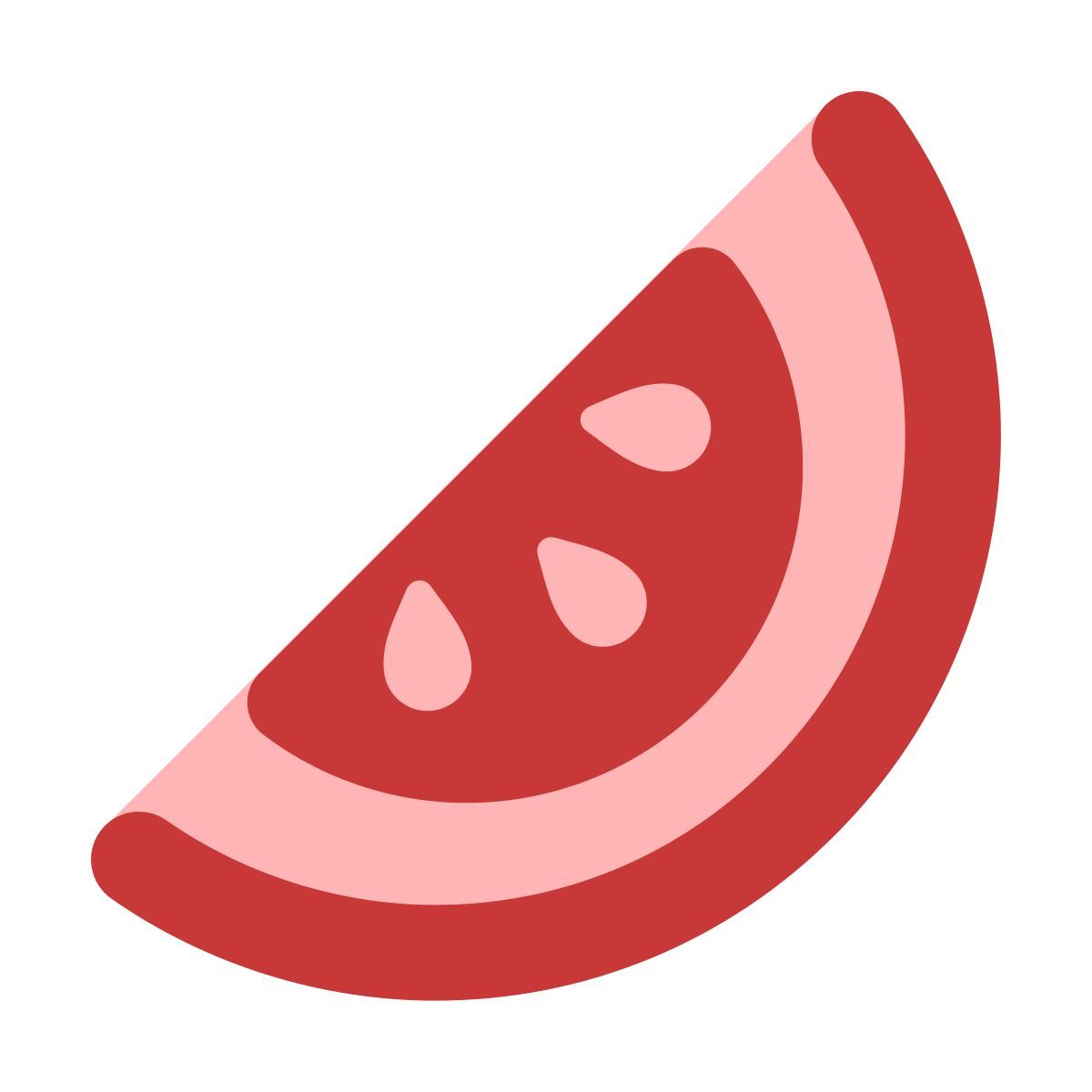 softteal color style watermelon icon