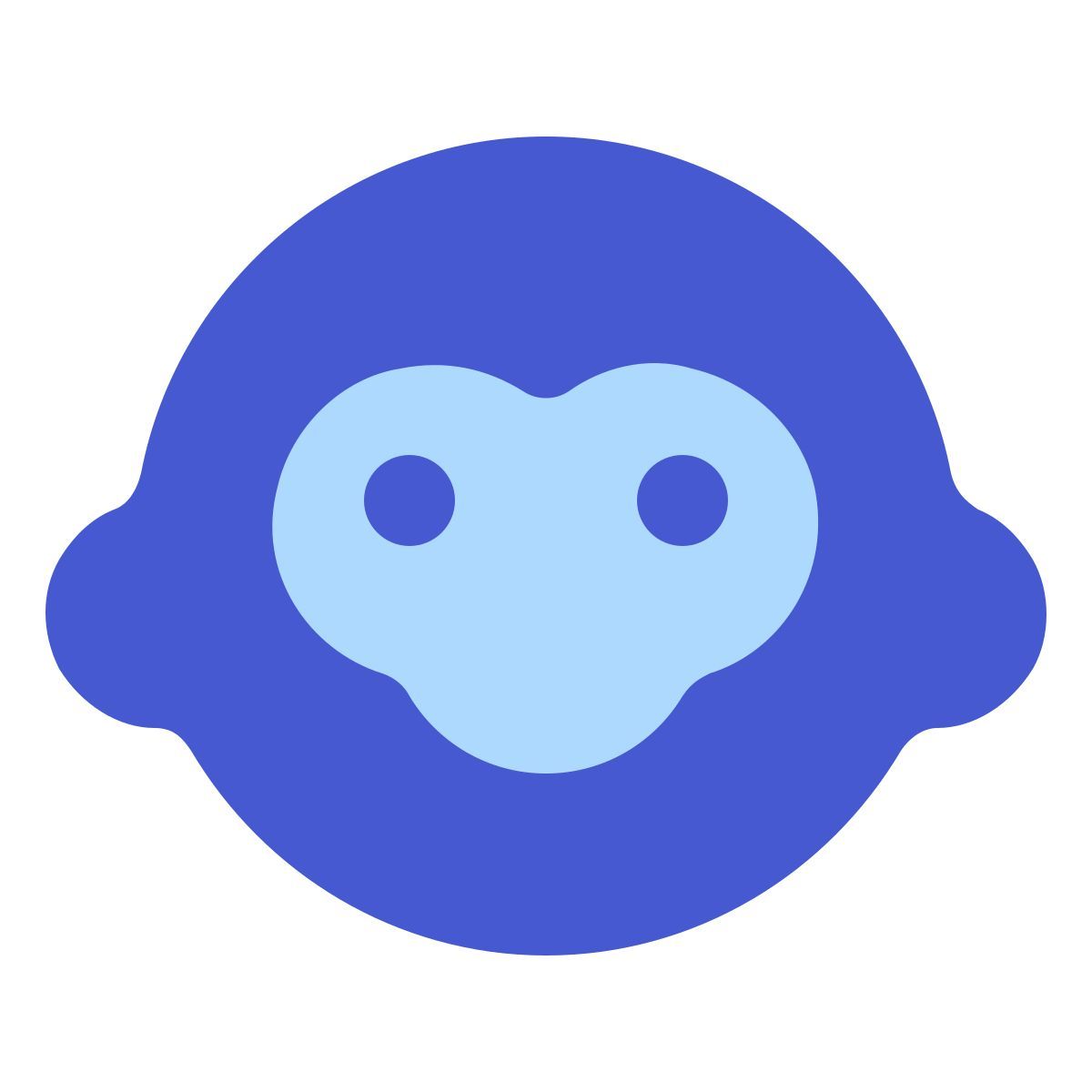 softteal color style anno della scimmia icon