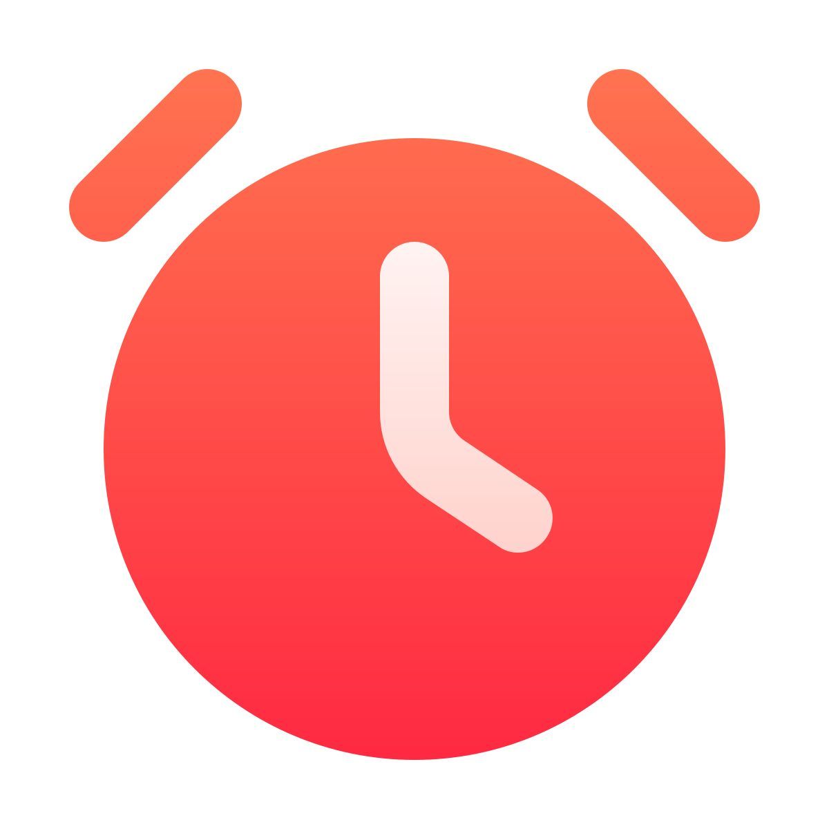 softteal gradient style 闹钟 icon