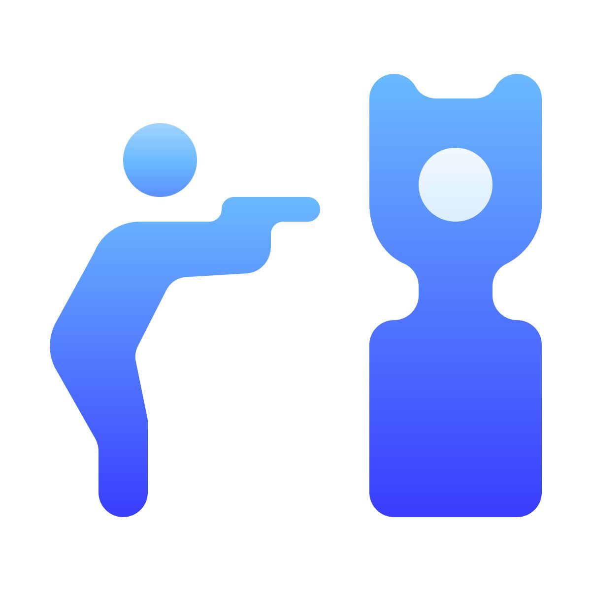 softteal gradient style robo de banco icon