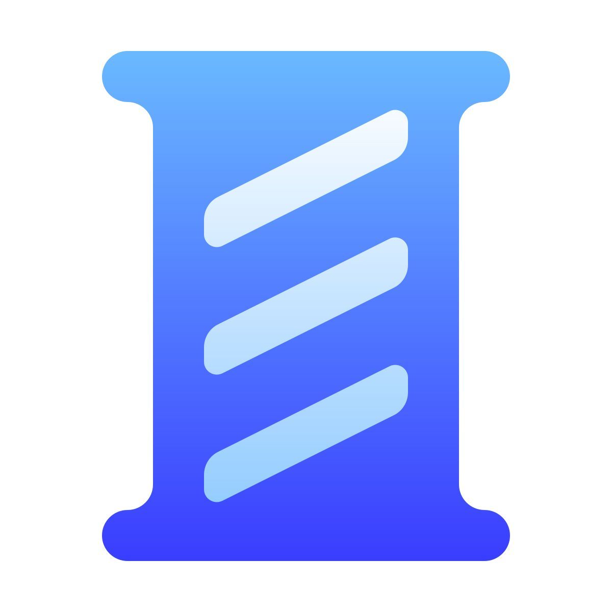 softteal gradient style 理发店招牌 icon