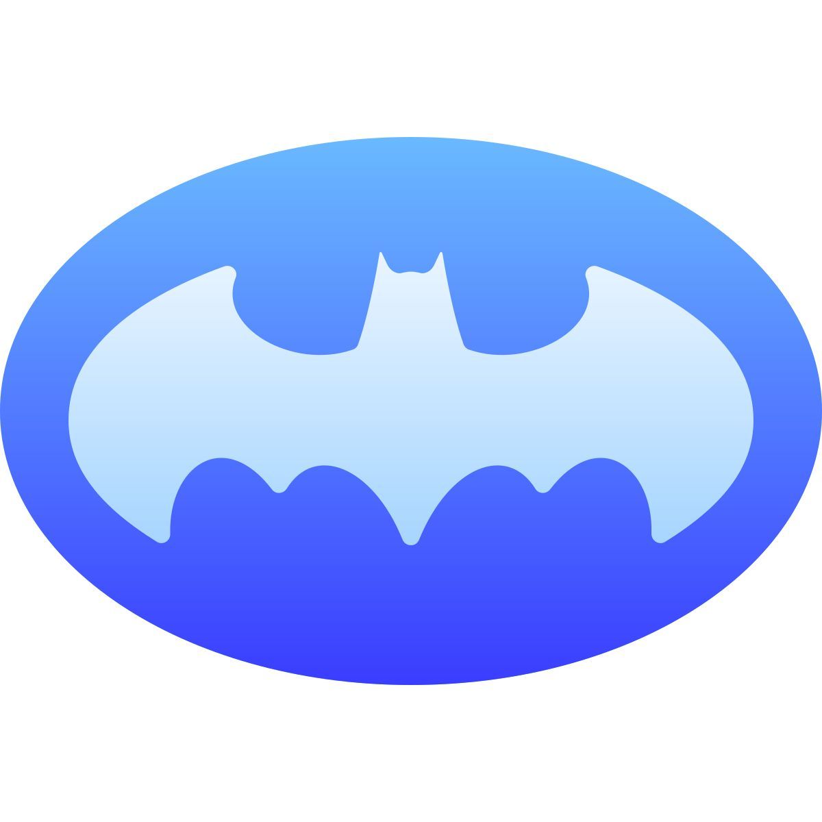 softteal gradient style 배트맨 이전 icon