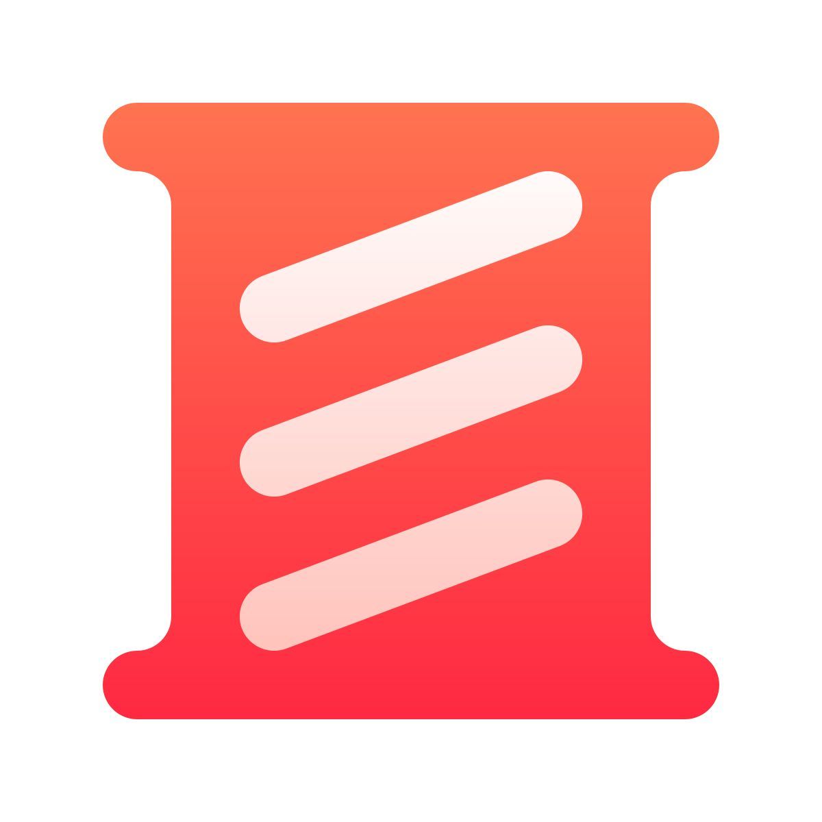 softteal gradient style rocchetto icon