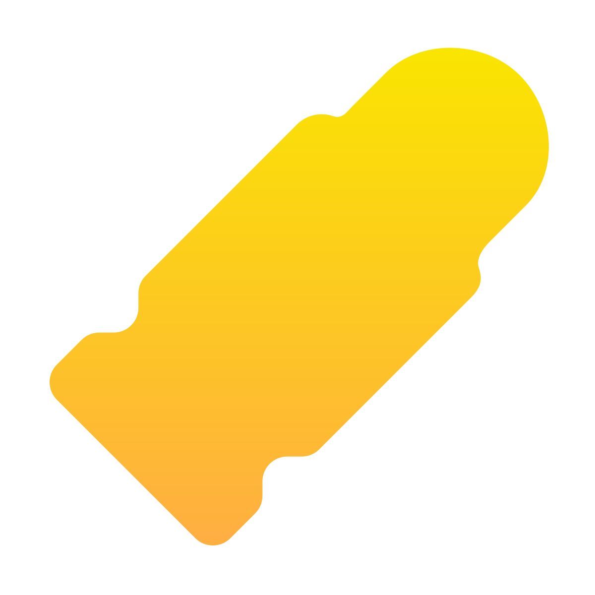 softteal gradient style proiettile icon