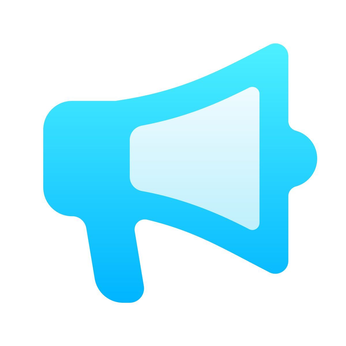 softteal gradient style werbung icon