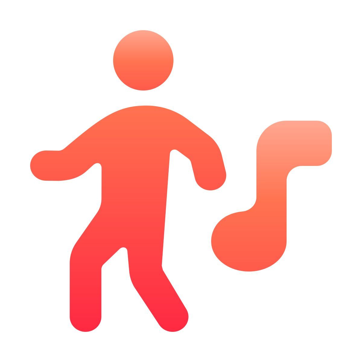 softteal gradient style bailando icon