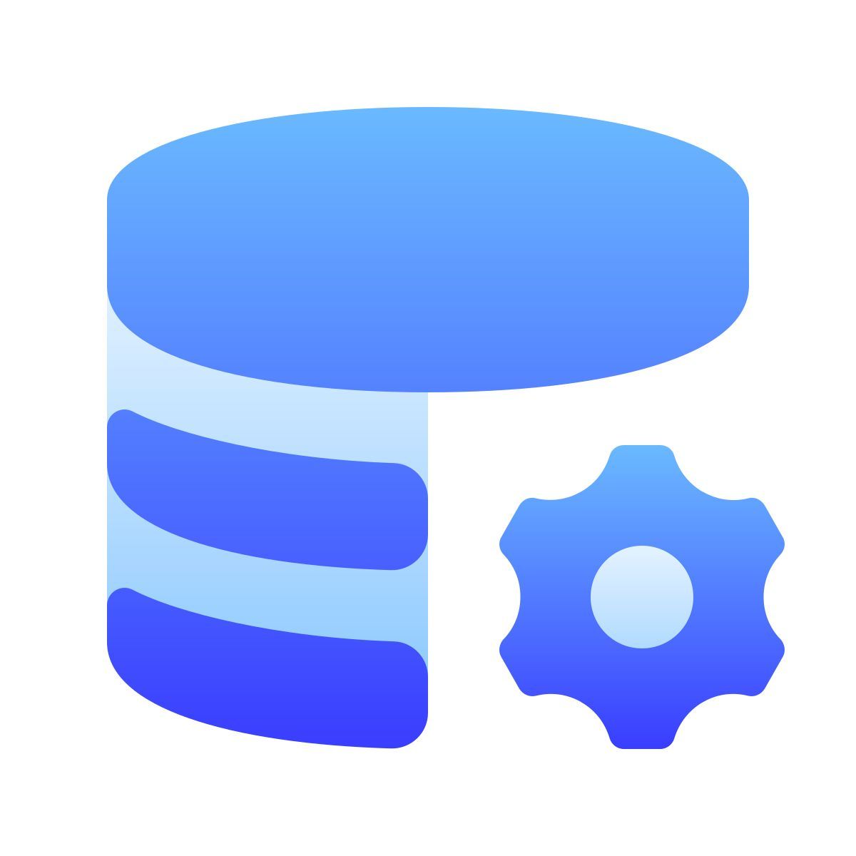 softteal gradient style database administrator icon