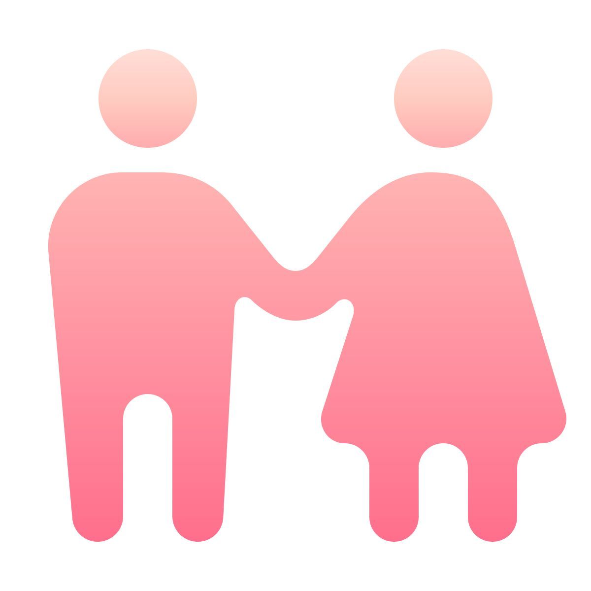 softteal gradient style 男女约会 icon