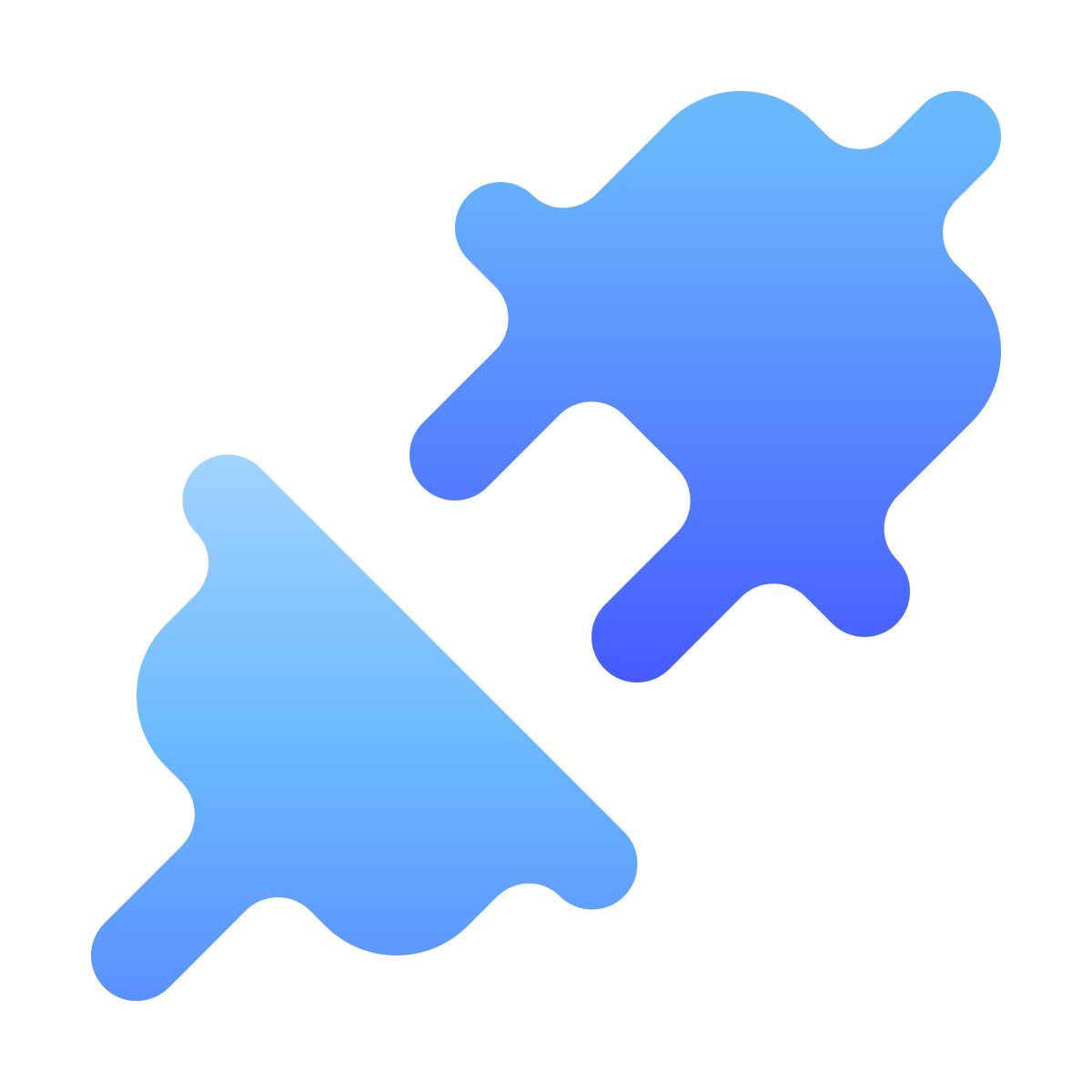 softteal gradient style getrennt icon