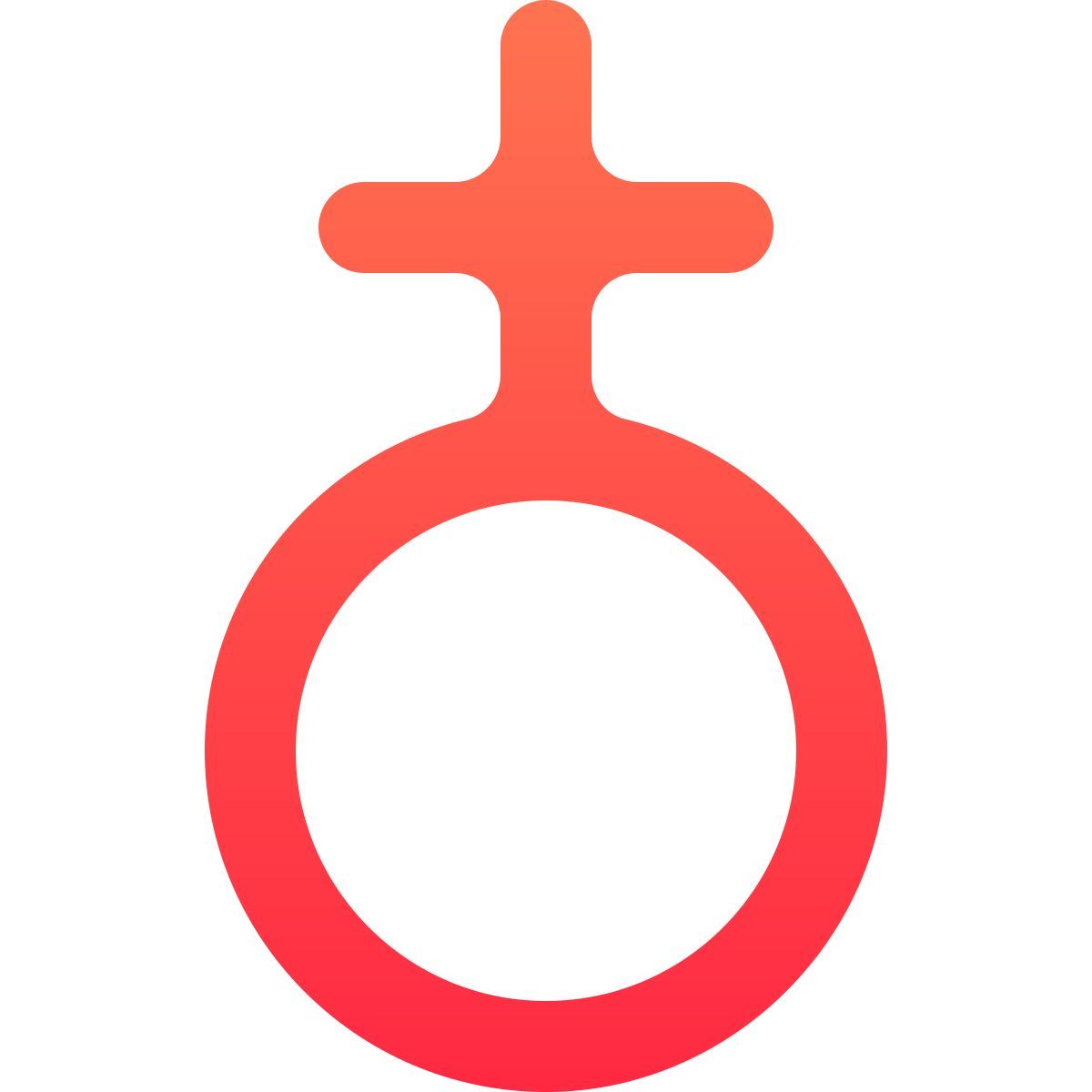 softteal gradient style earth symbol icon