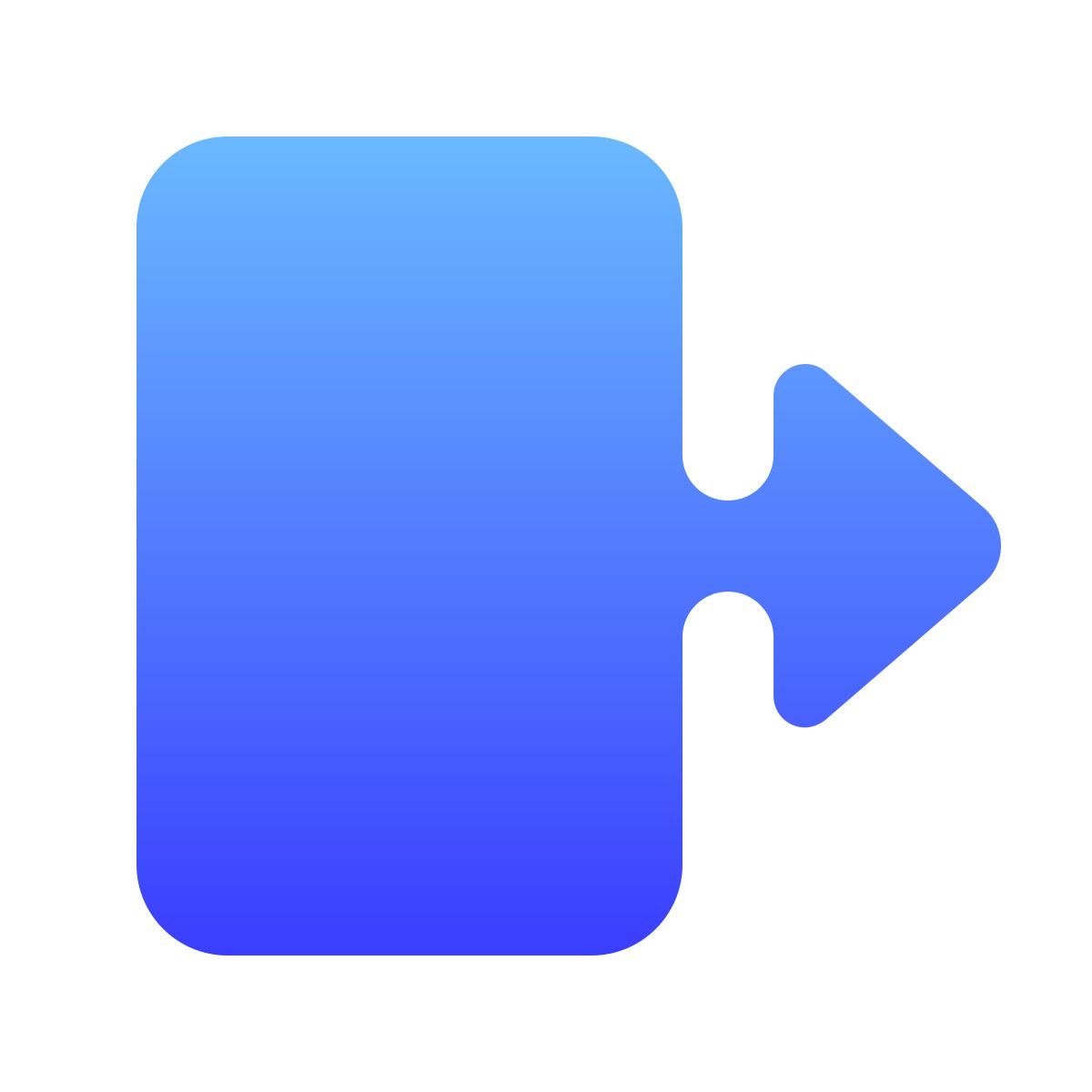 softteal gradient style sair icon