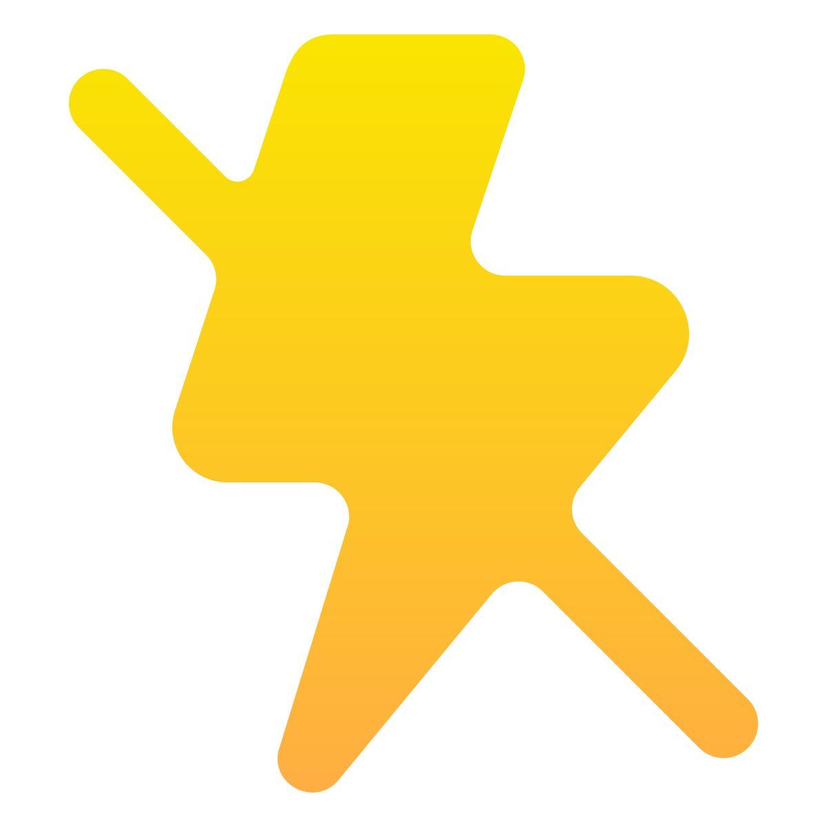 softteal gradient style flash off icon