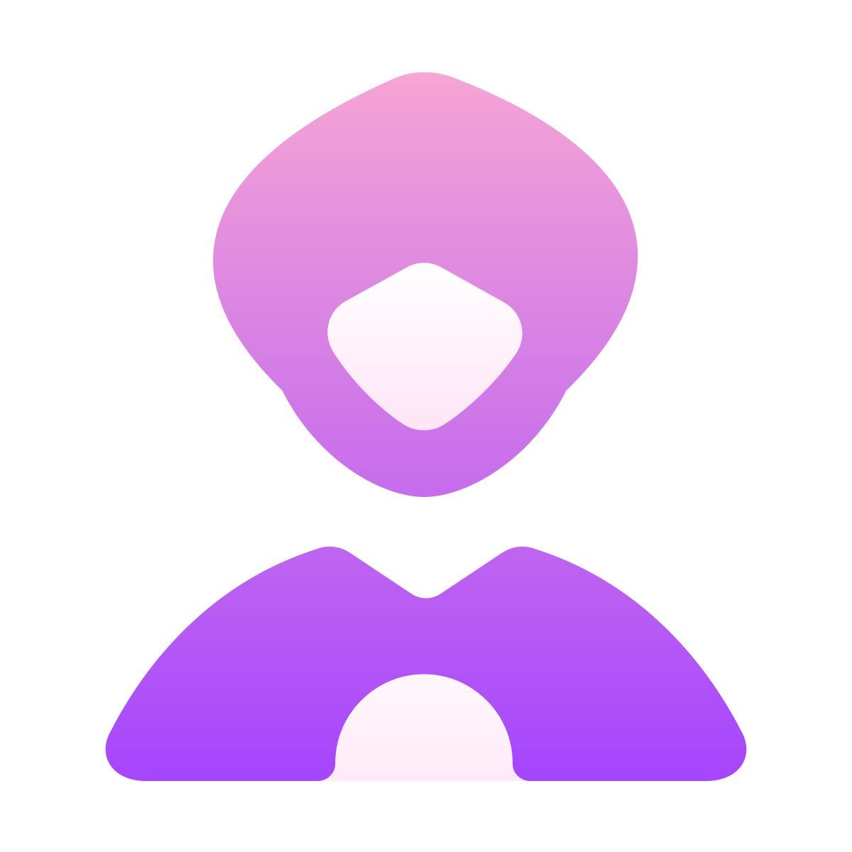 softteal gradient style 算命者 icon