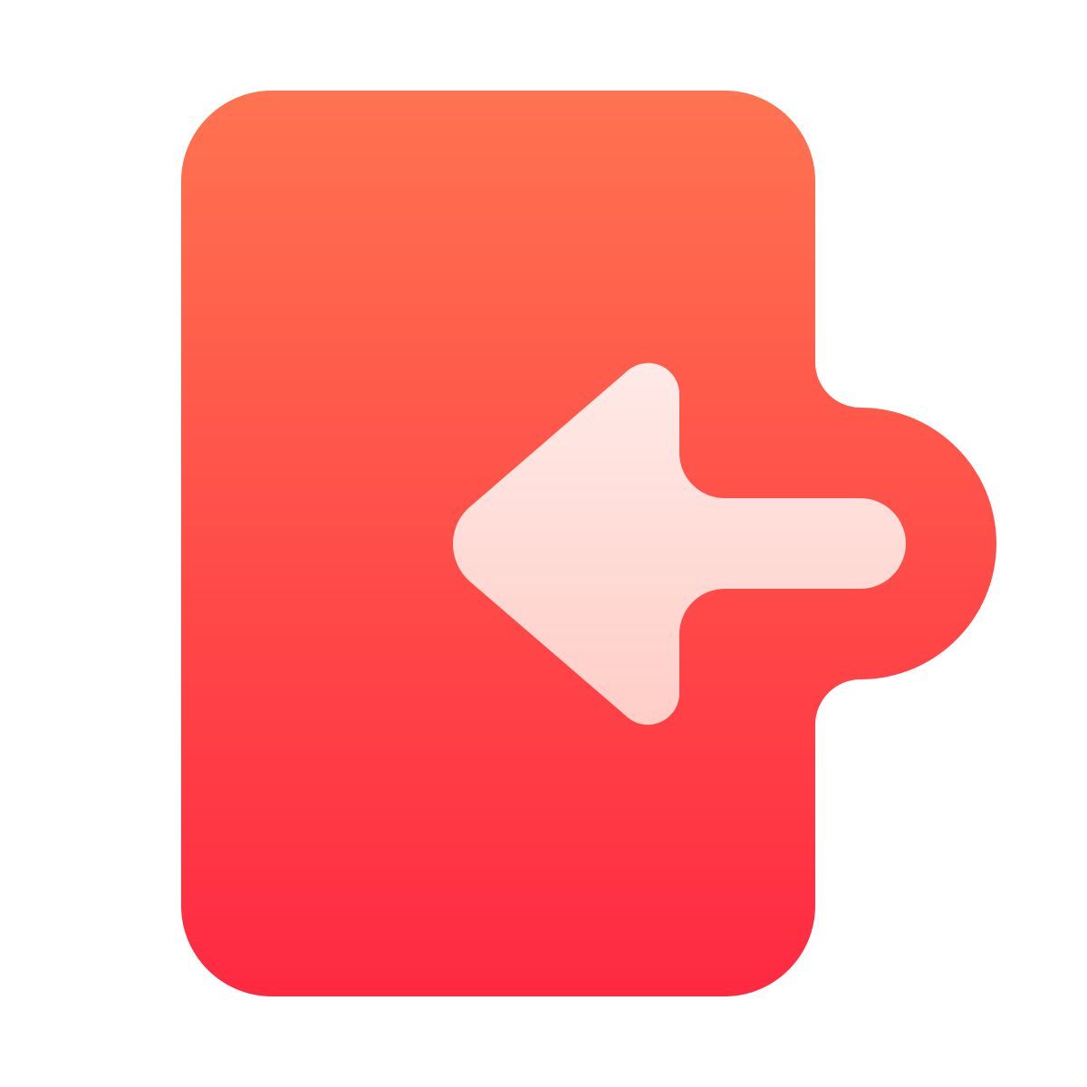 softteal gradient style import icon