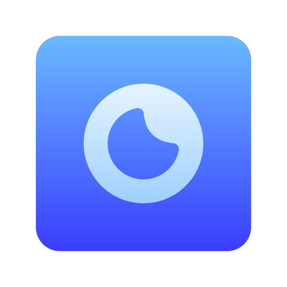 softteal gradient style webcam integrata icon