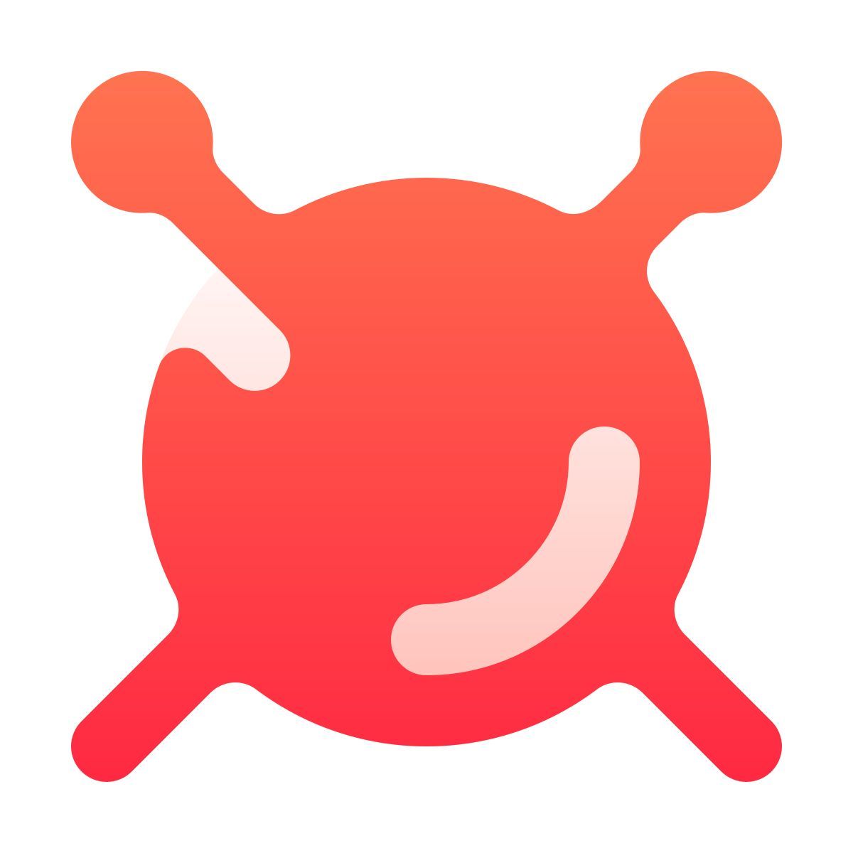 softteal gradient style 뜨개질 공 icon