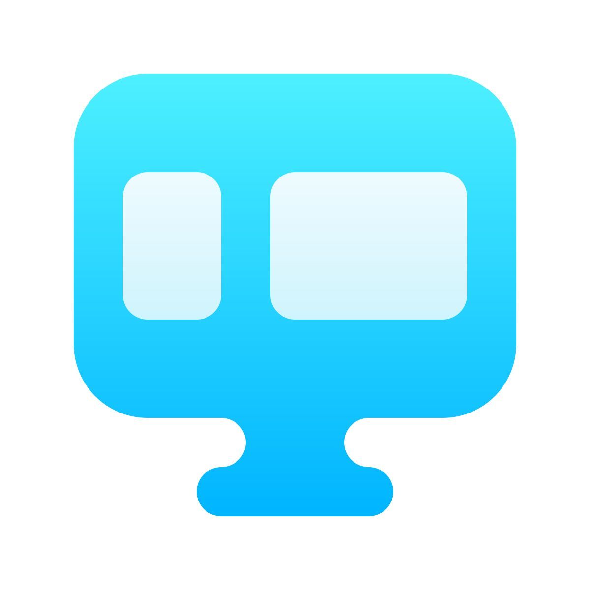 softteal gradient style media queries icon