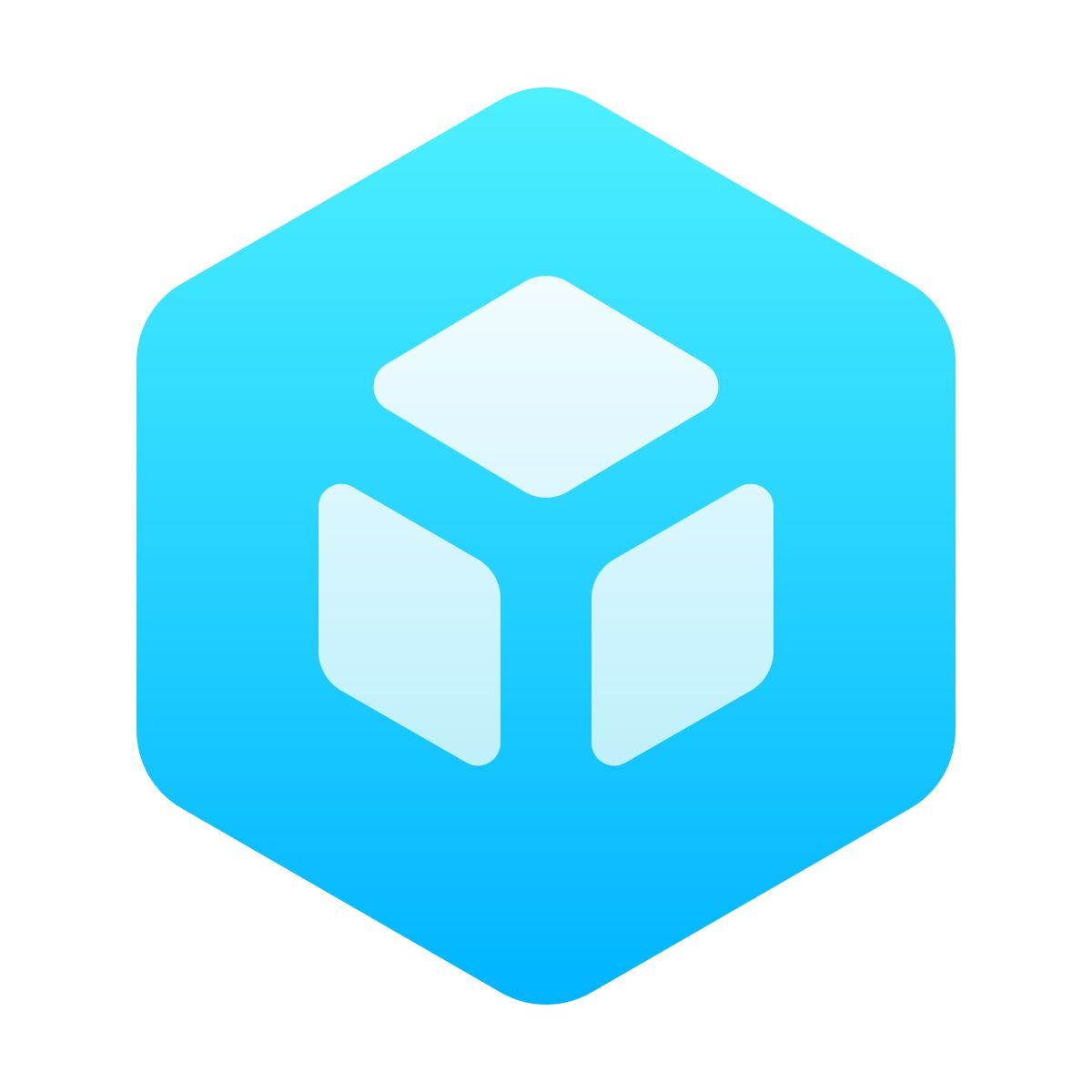 softteal gradient style module icon