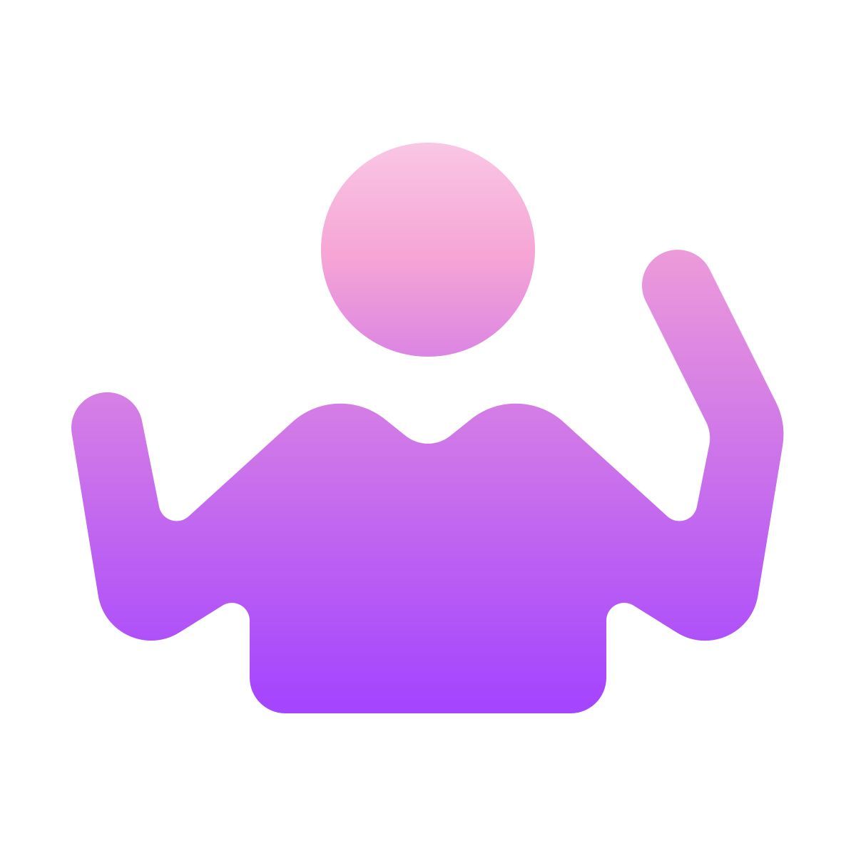 softteal gradient style musik leiter icon