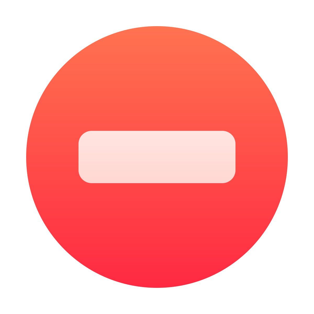 softteal gradient style 禁止入内 icon