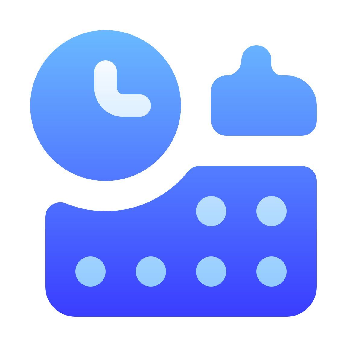 softteal gradient style 超时 icon