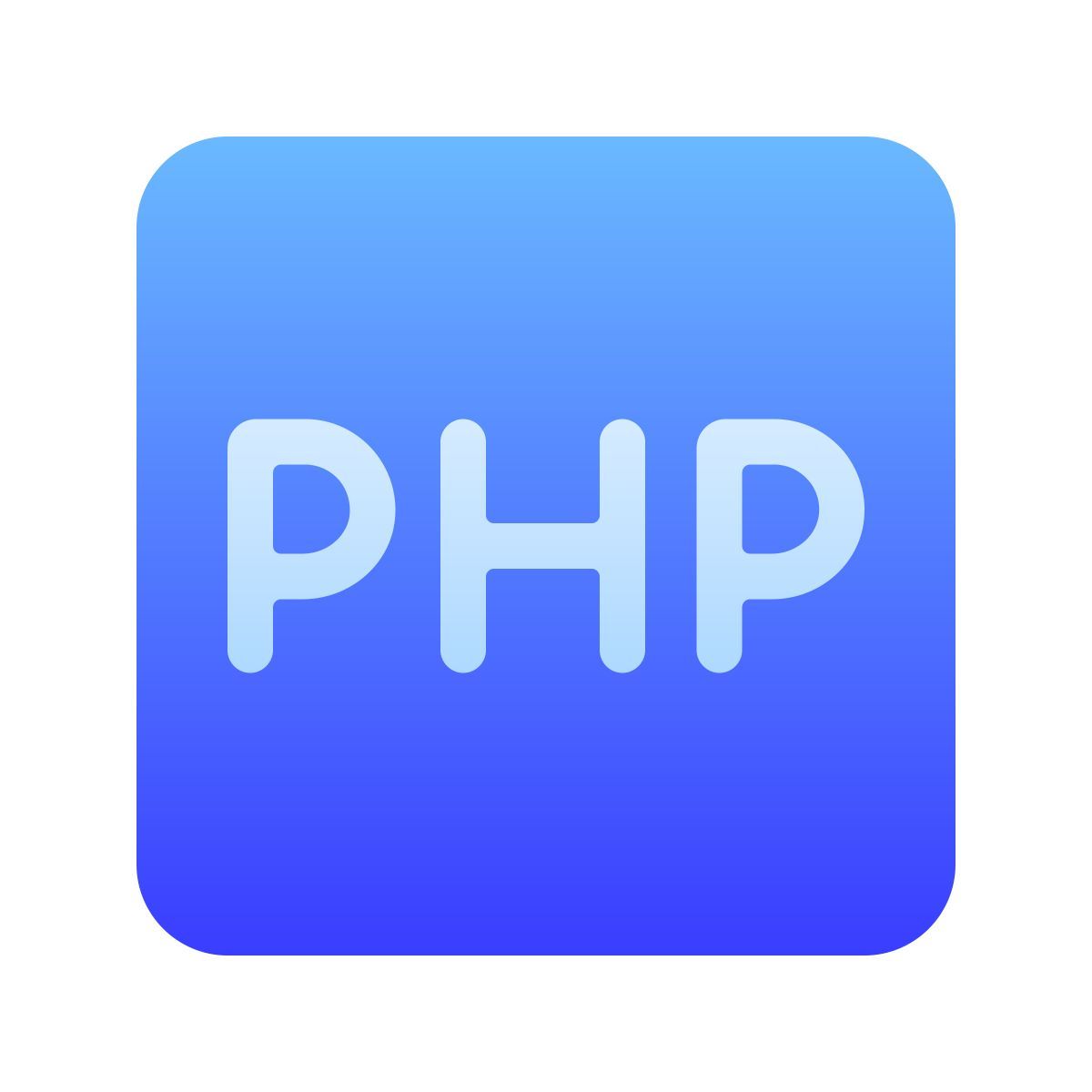 softteal gradient style php icon