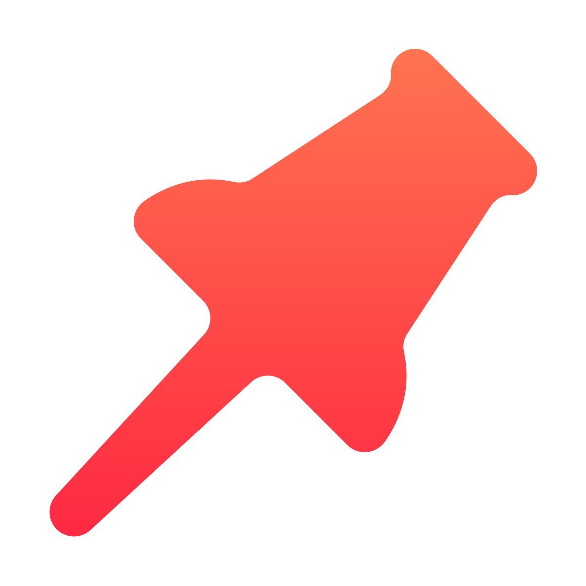 softteal gradient style pin icon