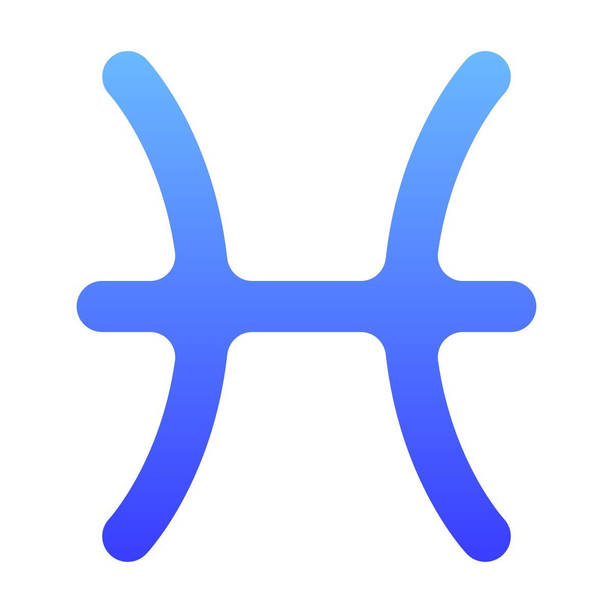 softteal gradient style pisces icon