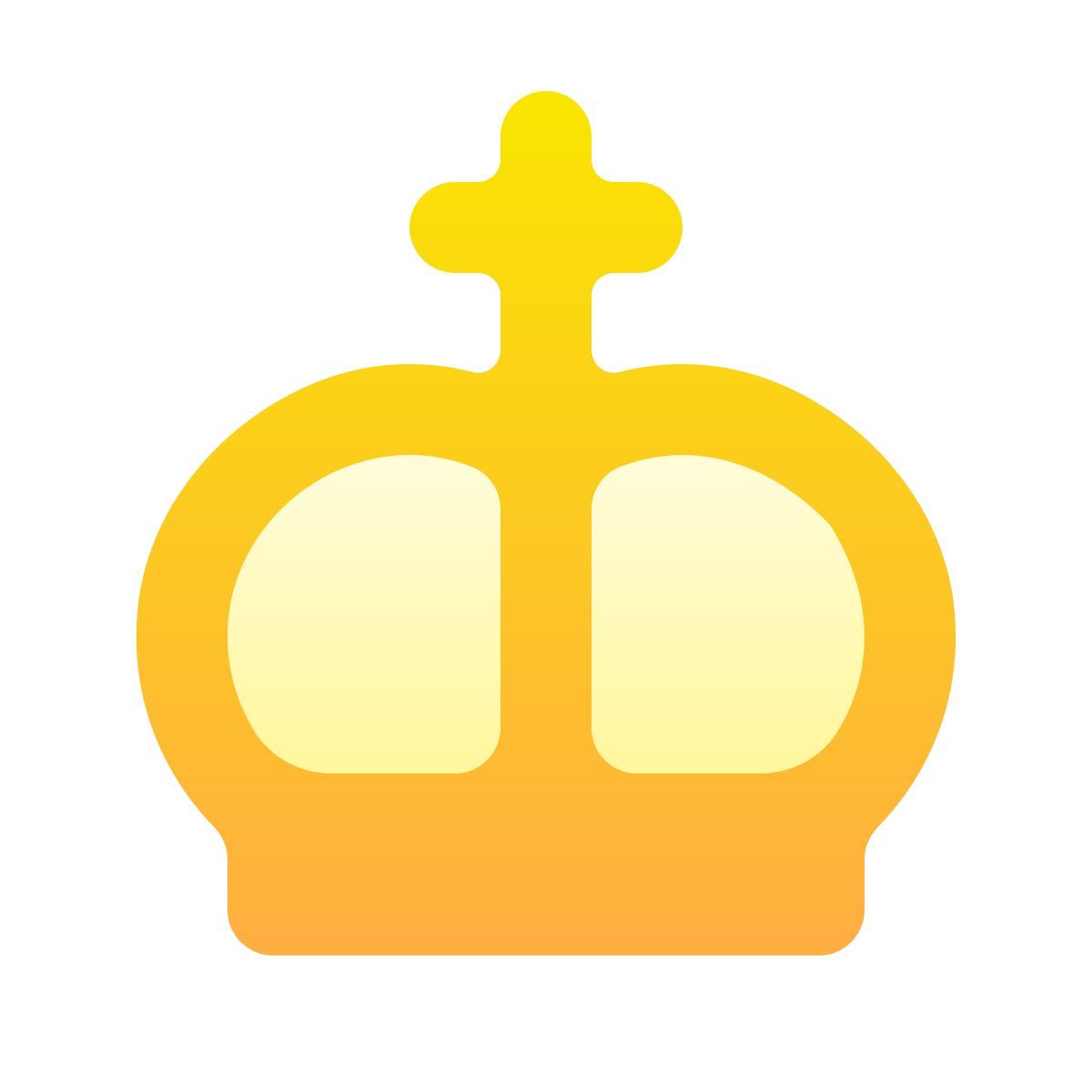 softteal gradient style 英国女王 icon