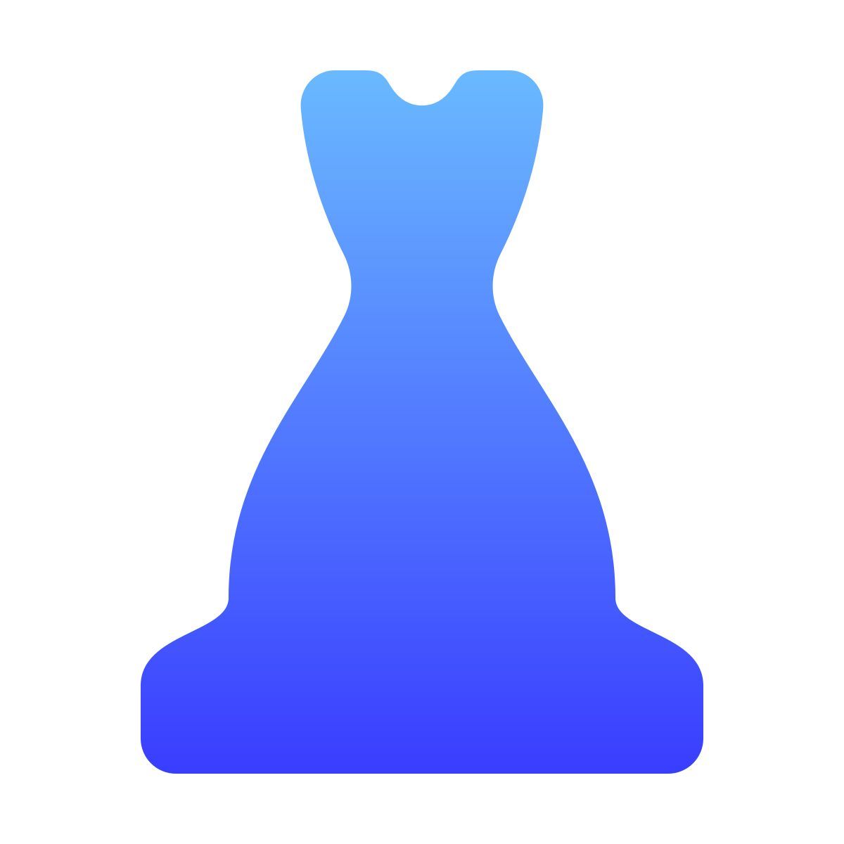 softteal gradient style 女王 icon