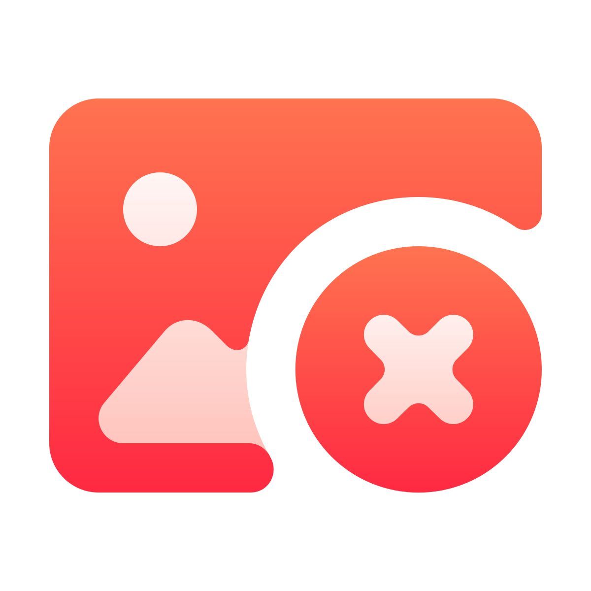 softteal gradient style rimuovi immagine icon