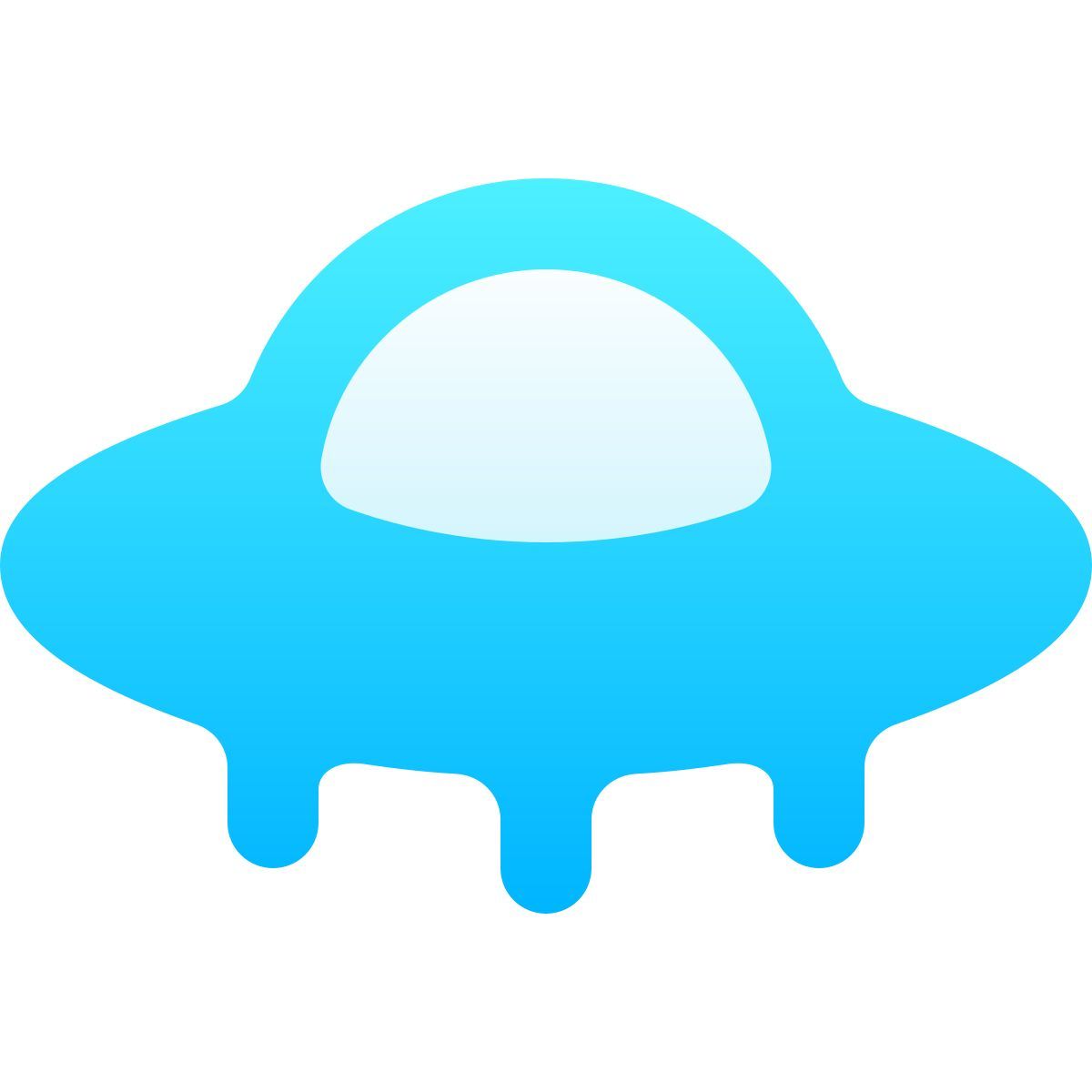 softteal gradient style 科幻 icon