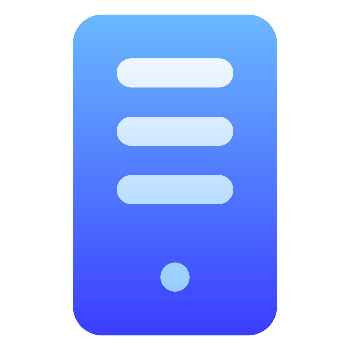 softteal gradient style server icon