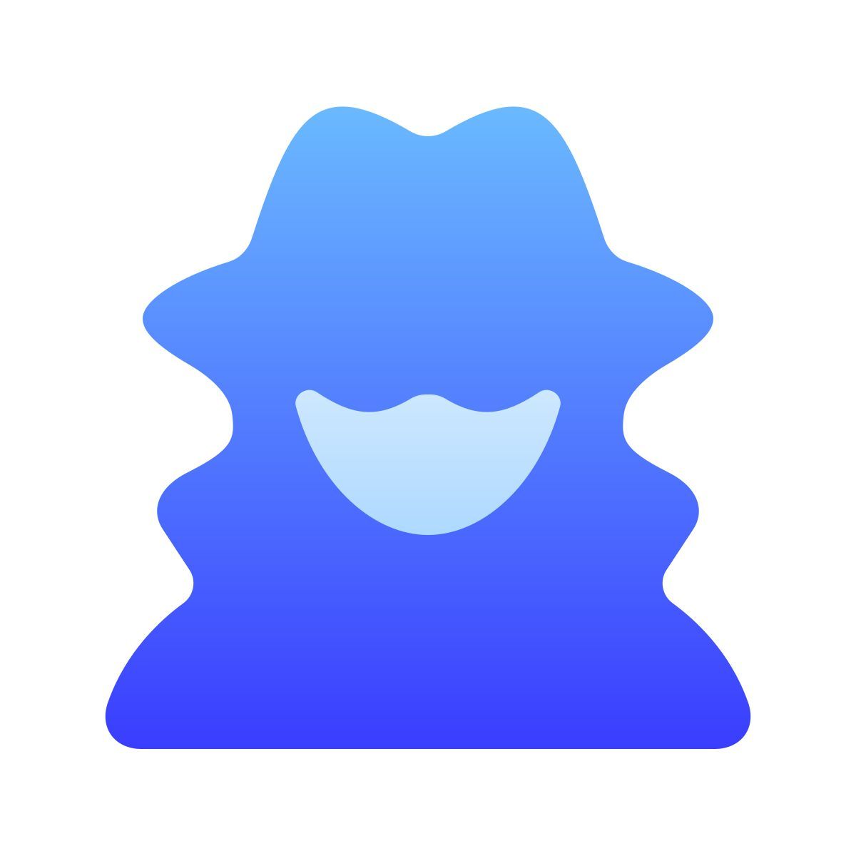 softteal gradient style spy icon