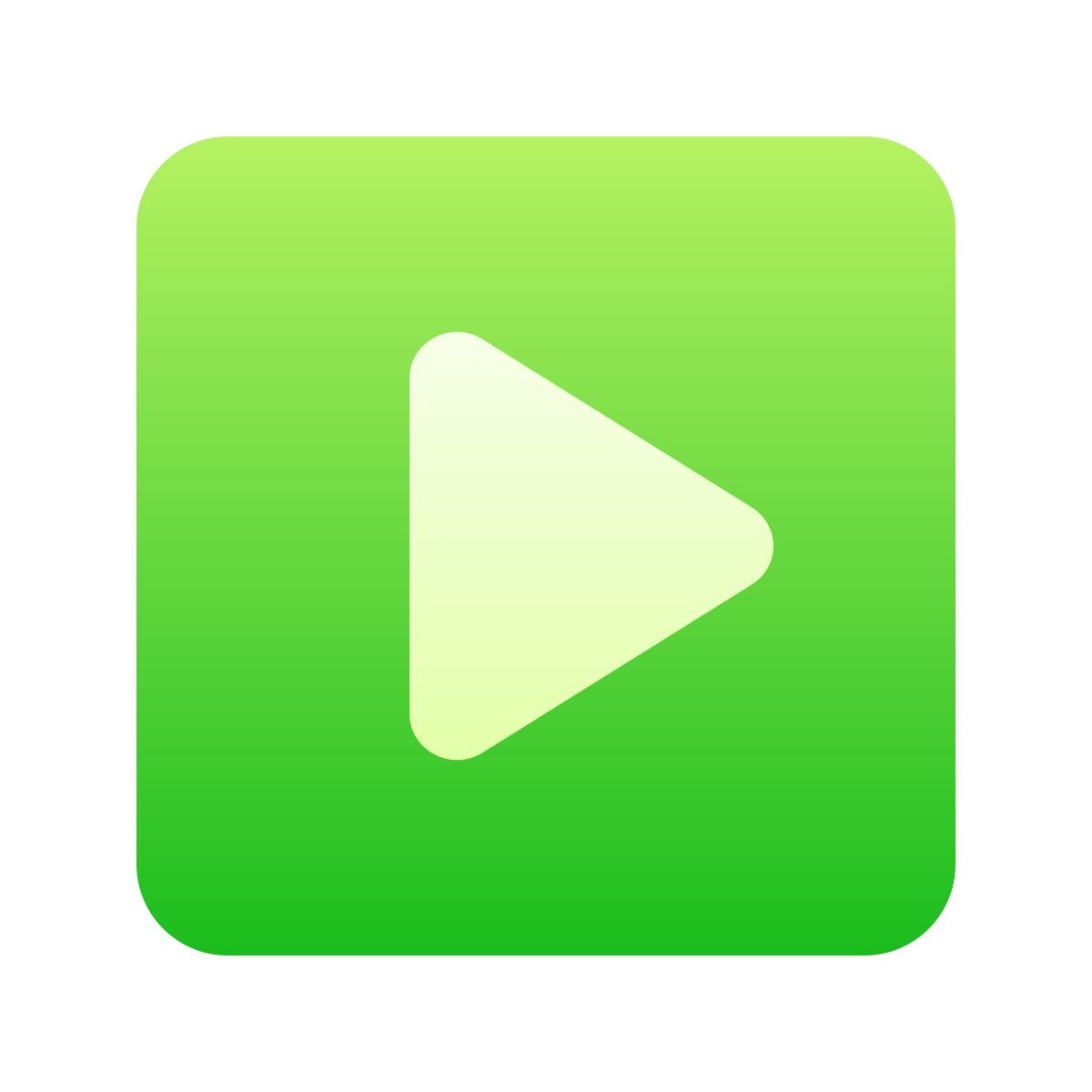 softteal gradient style 스타트 icon