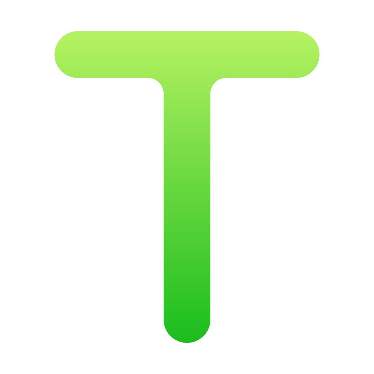 softteal gradient style 티 icon