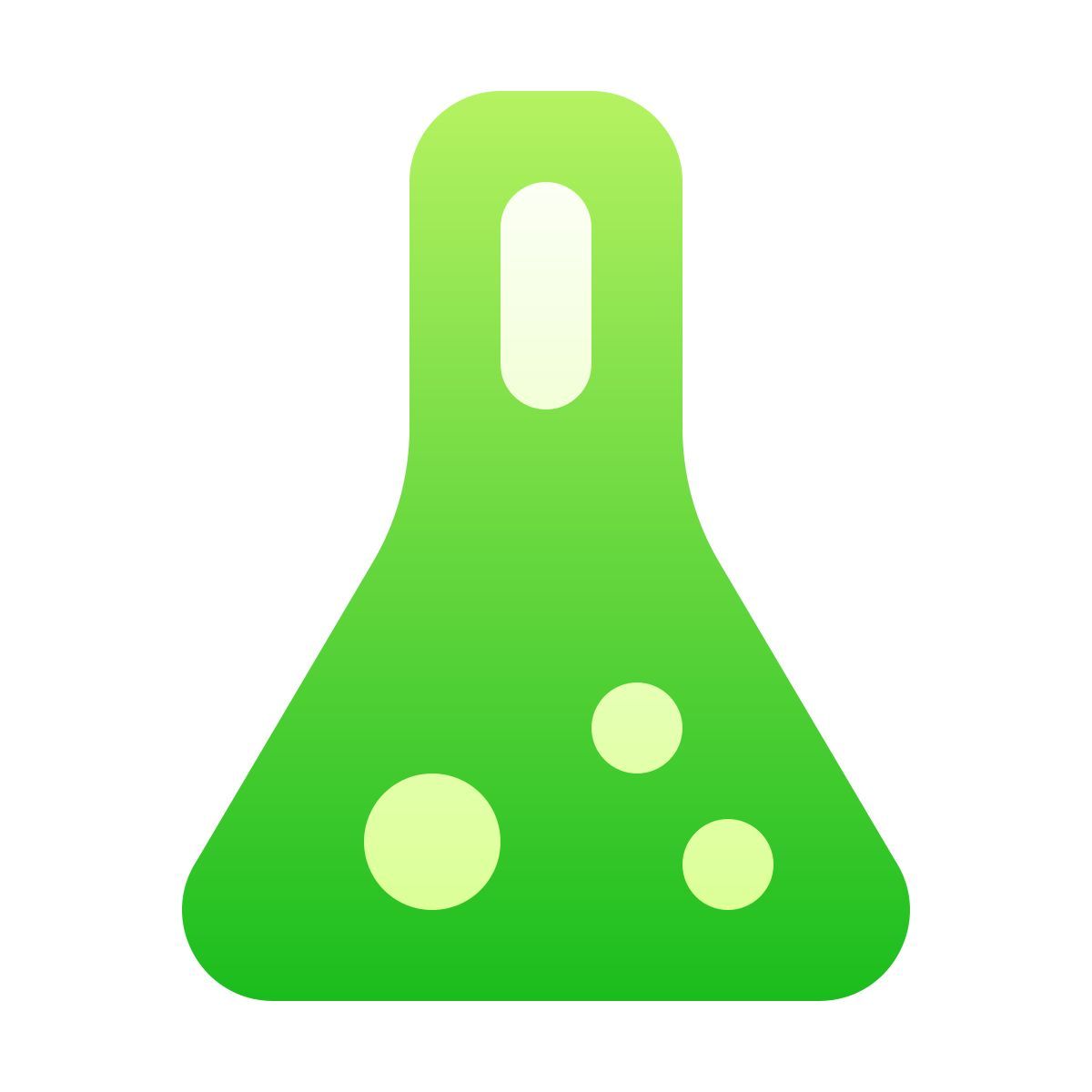 softteal gradient style provetta icon