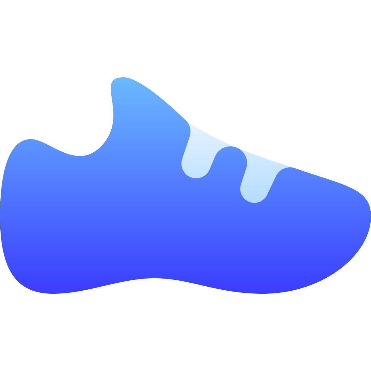 softteal gradient style trainers icon