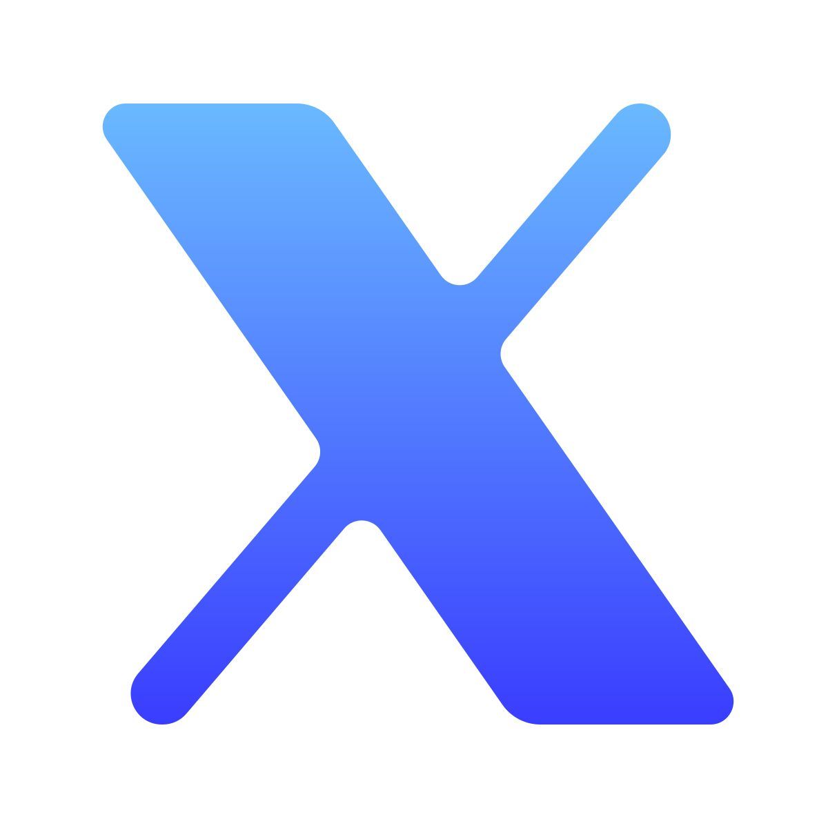 softteal gradient style twitterx icon