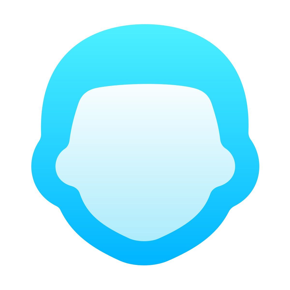 softteal gradient style usuario masculino icon